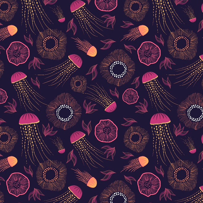 Jellyfish Pattern Color 05